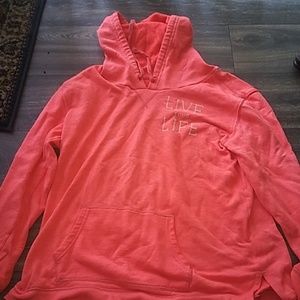 A live your life hoodie